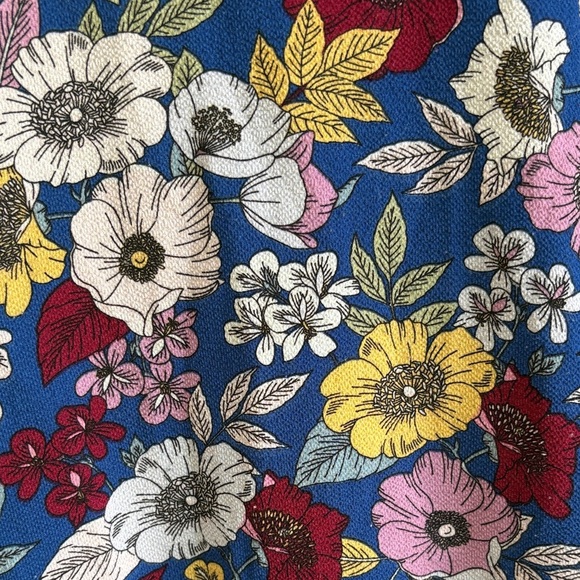 3/$30! BCBG Generation Multicolor Floral Midi Dress - Picture 3 of 5